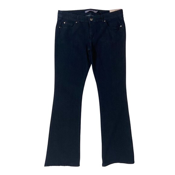 Boom Boom Jeans Boot Cut Women's Size 15 (33 x 32) Mid Rise Dark Wash NWT - Picture 1 of 8